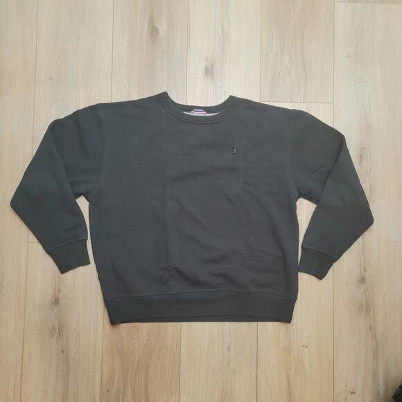 Champion Sweatshirt XL Black Mens Boxy Short Fit Reverse Weave Style - Picture 1 of 3